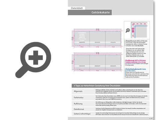 Product Bild getr__nkekarte__gefalzt_auf_quadrat_21_0_cm_x_21_0_cm__6-seiter_(wickelfalz)