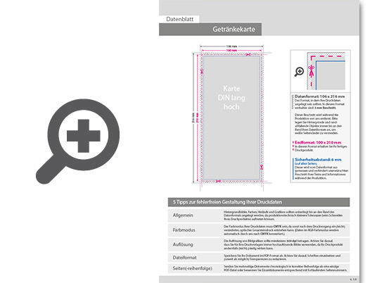 Product Bild getr__nkekarte_din_lang_(10_0_cm_x_21_0_cm)__einseitig_bedruckt