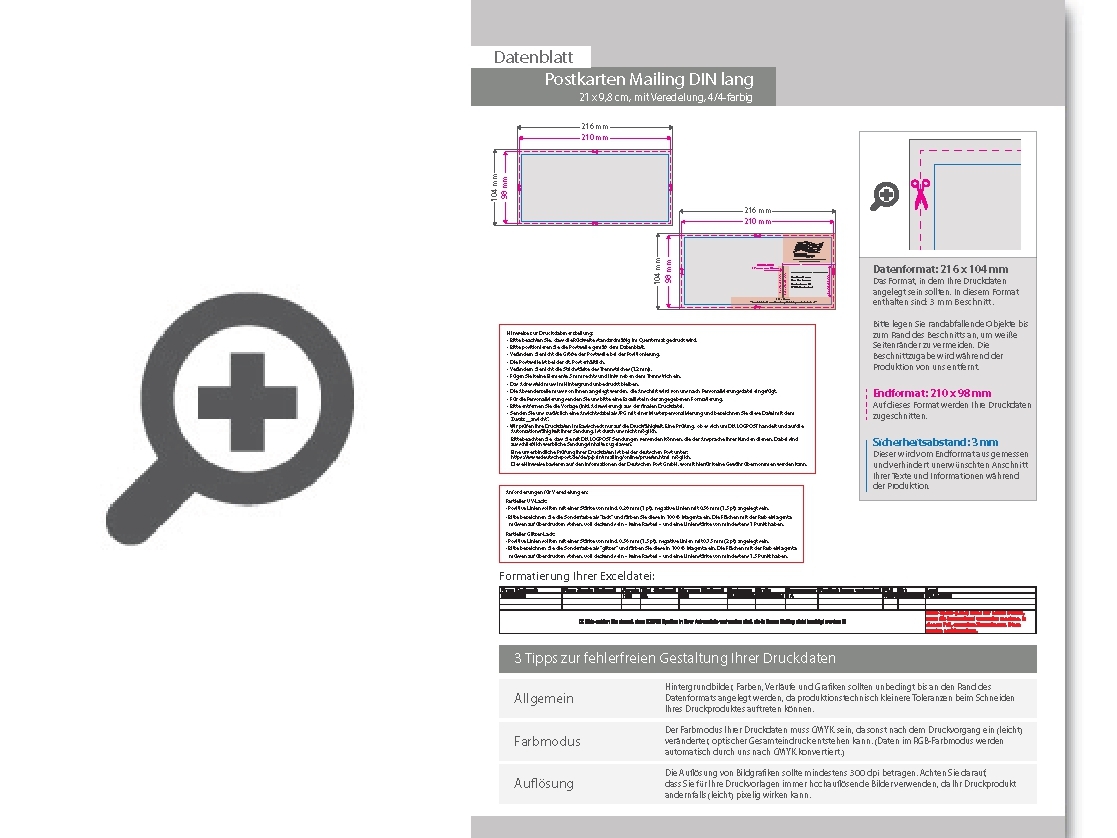 Product Bild postkarten-mailing_din_lang_quer_(21_0_cm_x_9_8_cm)_mit_hochglanz-uv-lack