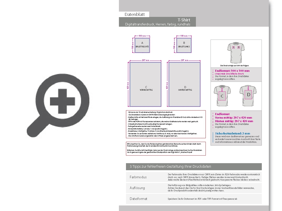 Product Bild herren-t-shirt_farbig__basic_-_b&c_collection__mit_einer_druckposition